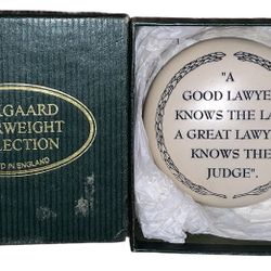 Baekgaard Good Lawyer Paperweight