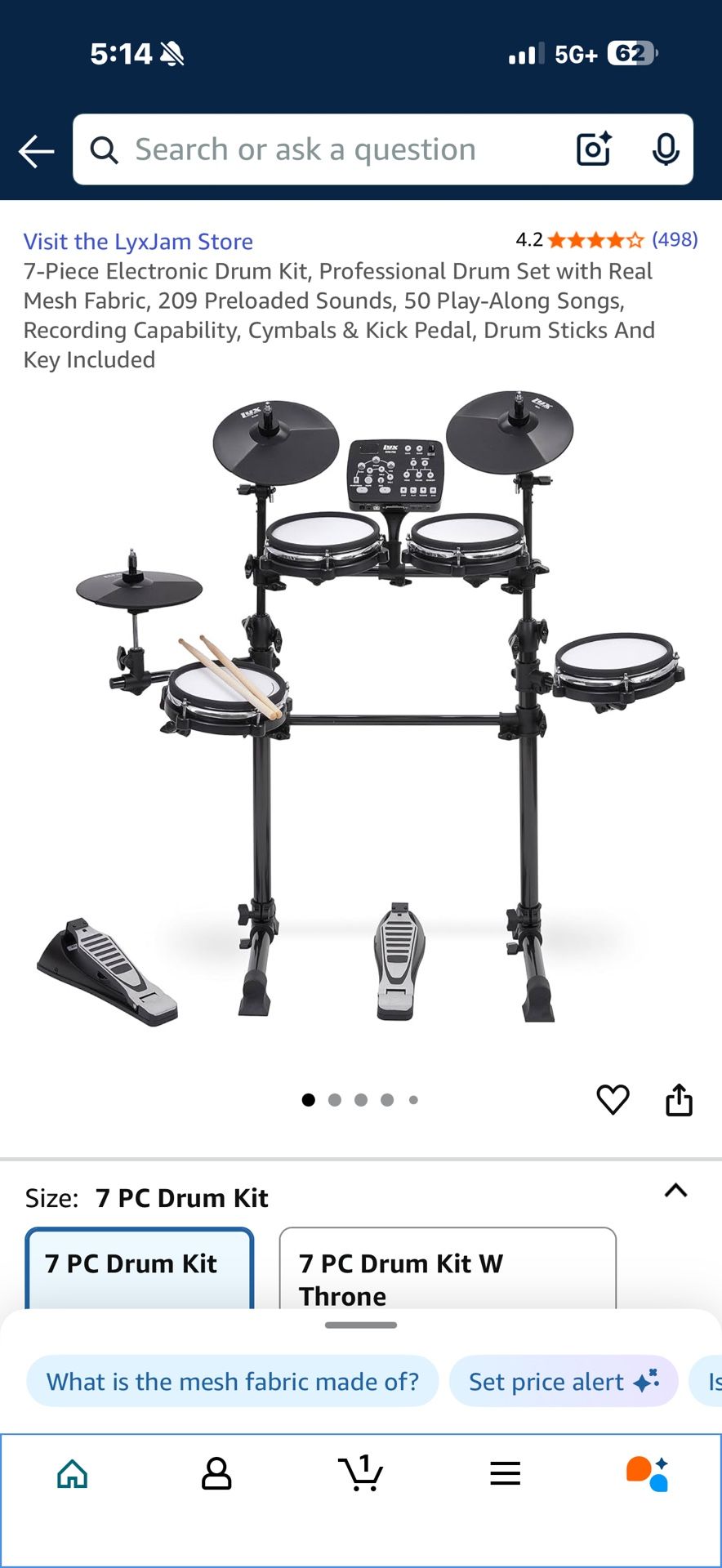 Lyx Jam Electric drum Set 