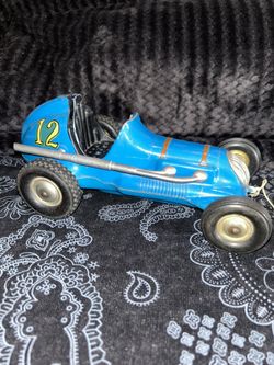 Vtg~1950’s Roy Cox Thimble Drome Champion Tether #12 Race Car