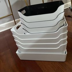 Assorted IKEA Storage/Organizing Containers 