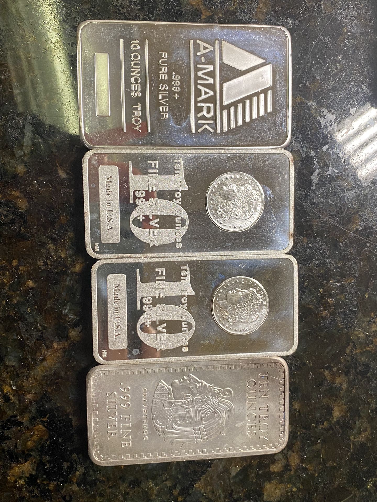 10 Oz Silver Bars, Fine Silver Bullion For Sale! for Sale in Puyallup