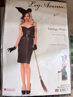 Vintage Witch Costume New!! Large
