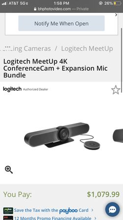 logitech bundle - speaker and microphone and conference camera