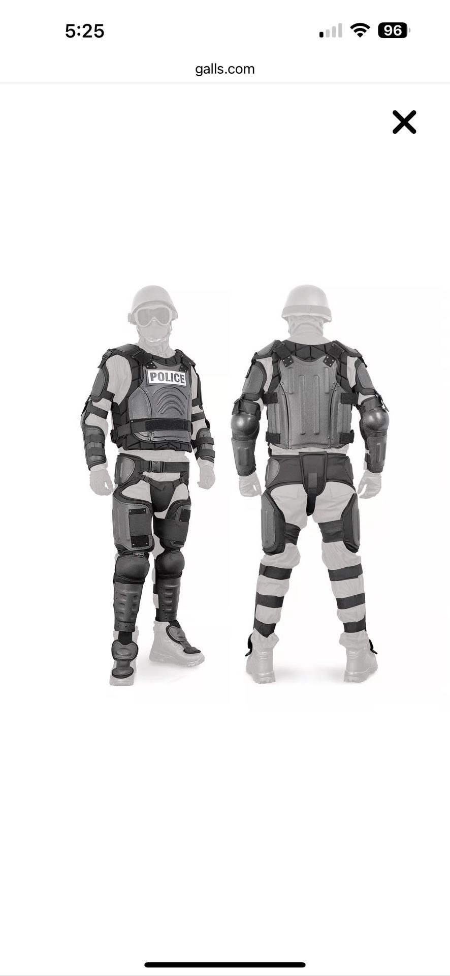 FlexForce™ Full Body Protective Suit FX1 Size M
