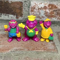 Rare Vintage Collectible Barney toys 