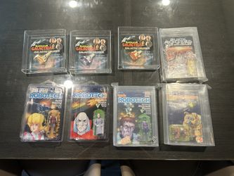 Nice Lot Of Battlestar Galactica Buck Rogers & Robotech Figures AFA & Sealed