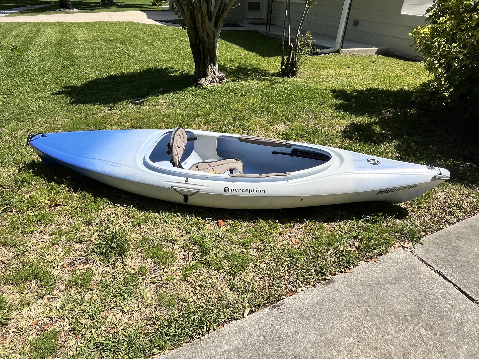 Light Blue Perception Kayak 