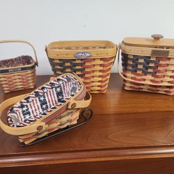 Longaberger Baskets - Lot of 4