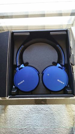 Sony Wireless Headset Blue