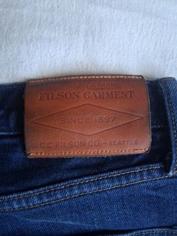 Filson Dark Wash Denim Jeans