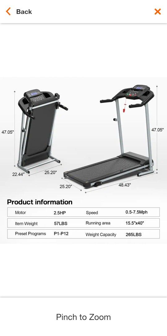 Treadmill (New Still In Box)