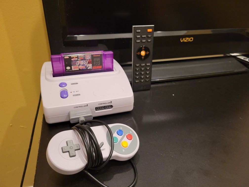 Super Nintendo With 110 Game Cartridge