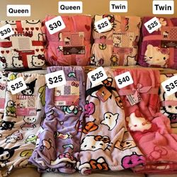 HELLO KITTY BLANKETS