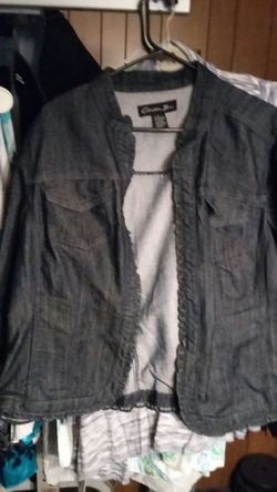 Jean jacket blouses