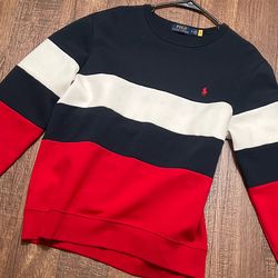 Ralph Lauren red and black sweater