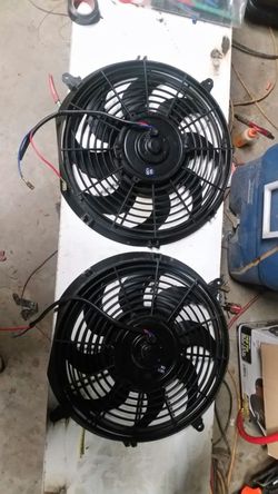 Radiator fans