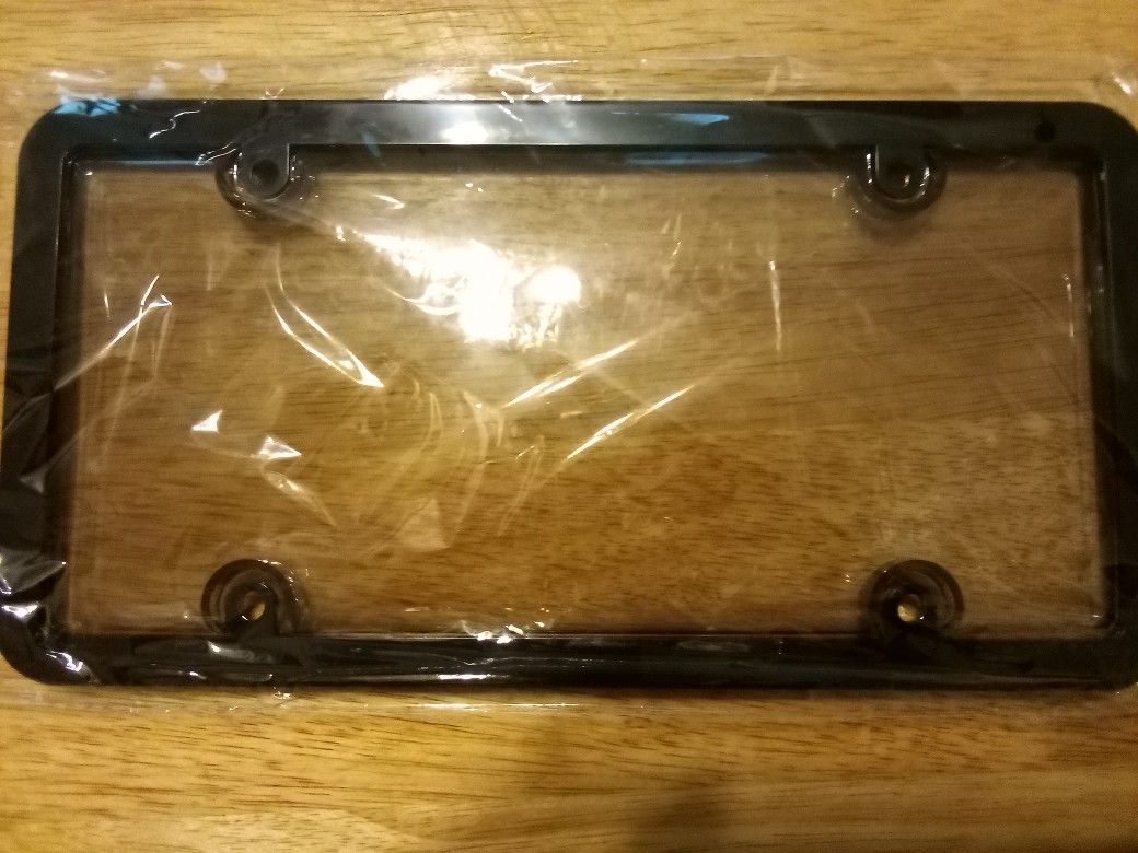License plate Cover Tinted