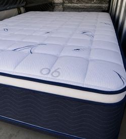 queen bamboo only mattress orthopedic with pillow top brand new " All Sizes Available Brand New : TWIN, FULL, QUEEN, CALIFKING, EKING"