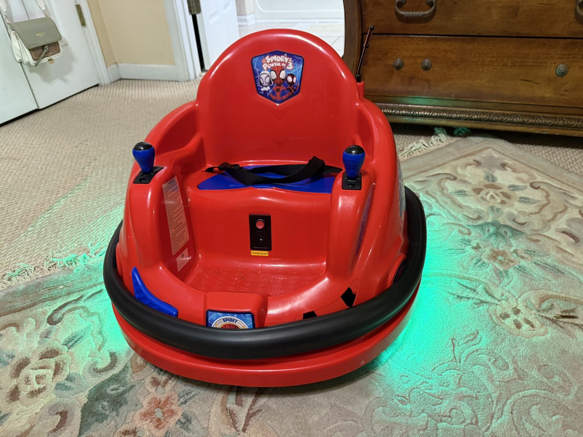 6V Spider Bumper Car Ride-On- Gently Used
