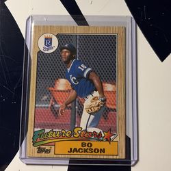 BO JACKSON ROOKIE FUTURE STARS MLB CARD (have 4 more if want to buy lot)