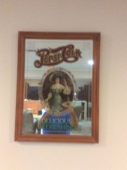 Pepsi cola wall mirror