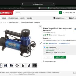 Compressor Mini 12v Portable. $50 Cash