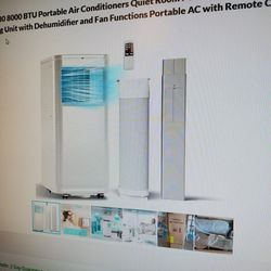 Portable Air Conditioner 8000 BTU, NEW