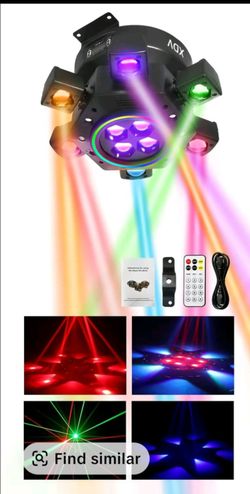6 Arm Multi-Effect RGB DJ Party Light