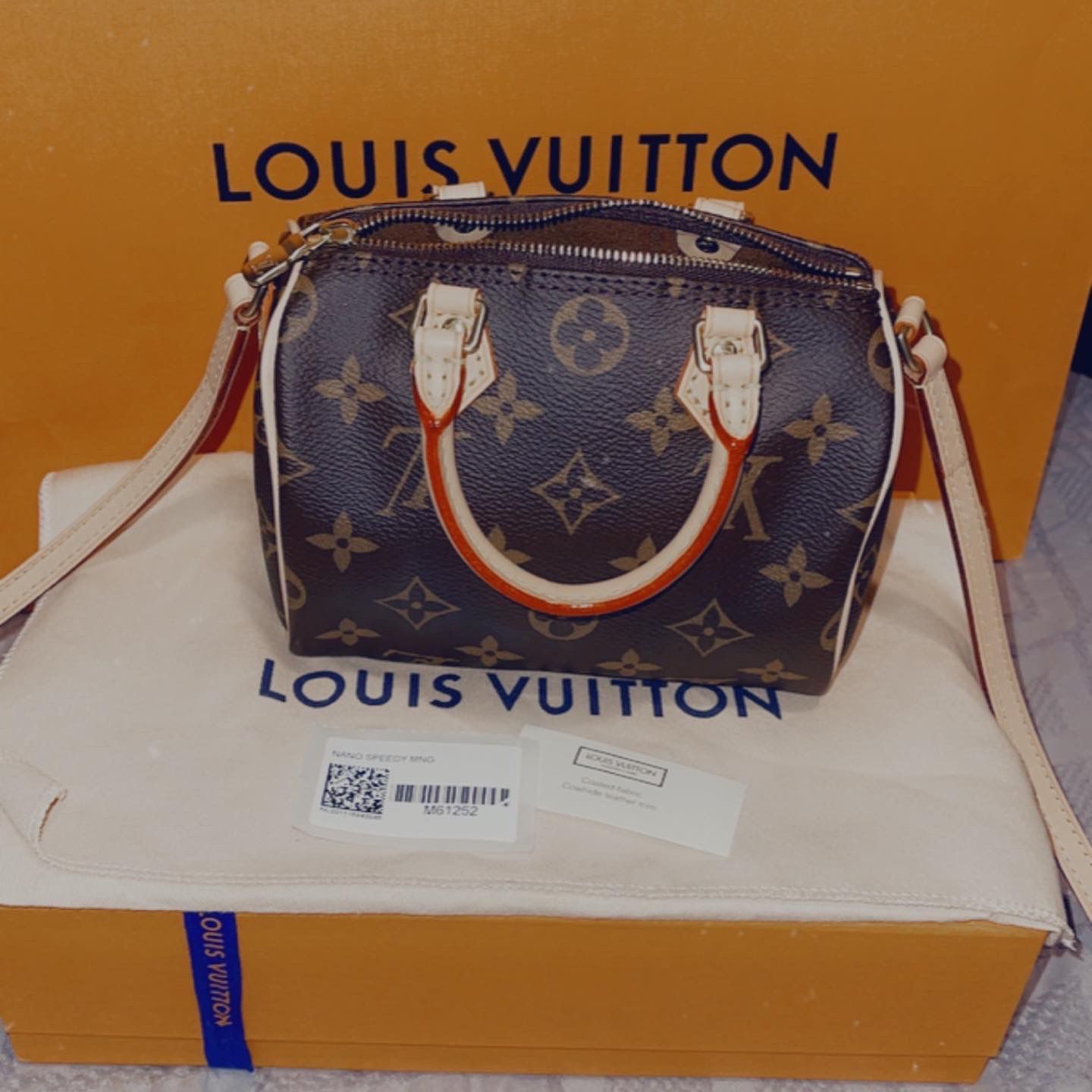Louis Vuitton, Bags, Sold Louis Vuitton Nano Speedy Monogram Rare