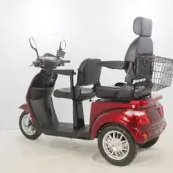 Cozytrikes Gtx-L-60  Red mobility scooter three wheels two seater