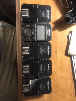 Yongnuo, yn-622n, wireless flash trigger x4 and controller