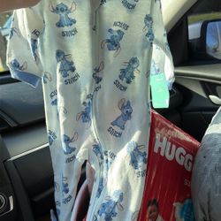 lilo and stitch brand new one piece PJ onesie