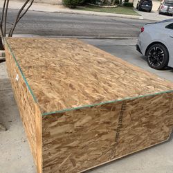 Wood Crate Shipping Container 102x54x24 Inches 