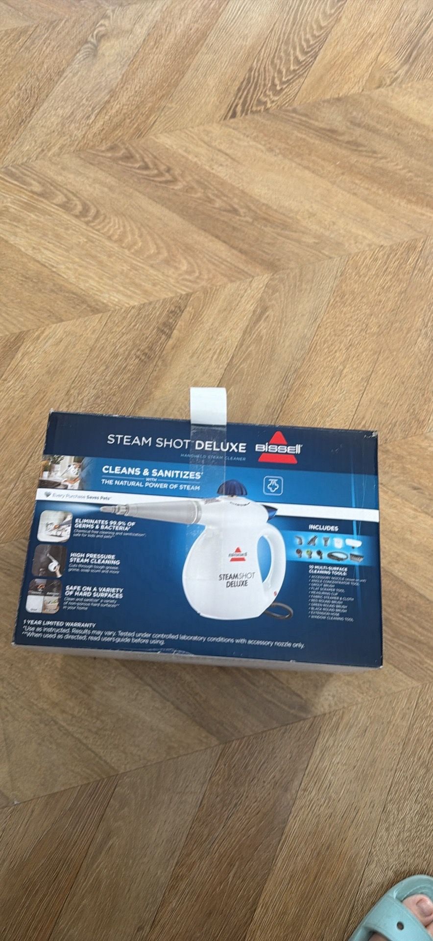 Bissell handheld steam cleaner
