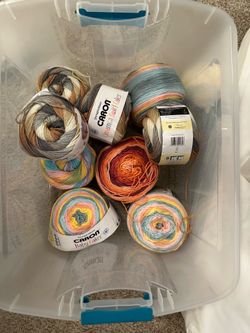 Assorted Caron Cake yarn