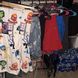 Blankets/ woman’s Clothes 