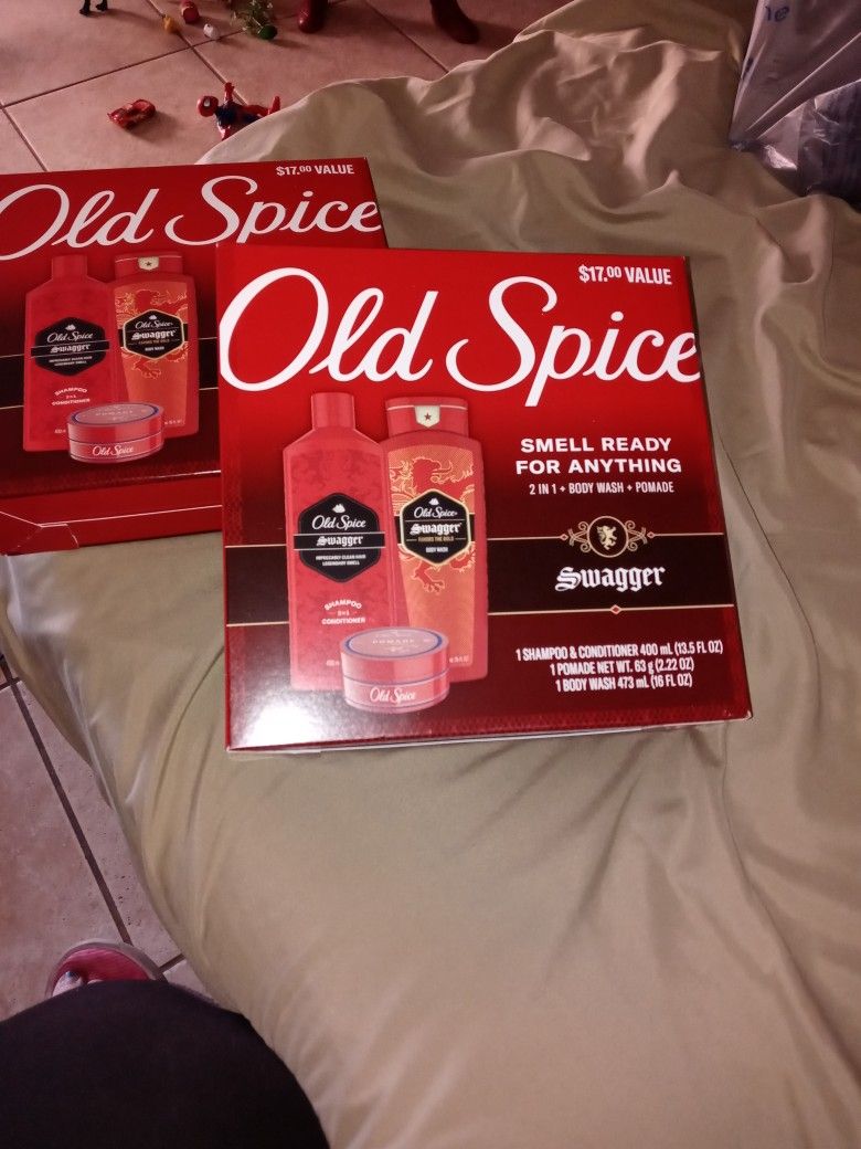 Old Spice Swagger Shampoo/conditioner, Pomade And Body Wash $15 Each