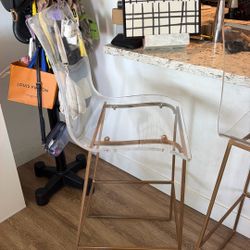 Set Of Acrylic Barstools
