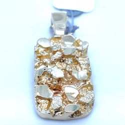 14Kt Yellow Gold Nugget Pendant 7.30g 199140/12