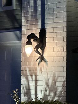 Mermaid Wall Sconce For Outdoor Use