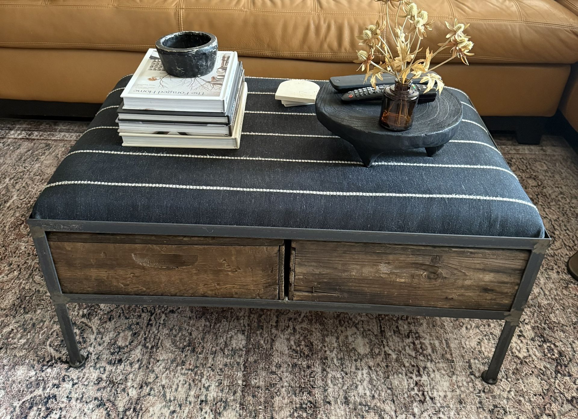 Two Drawer Coffee Table/Ottoman
