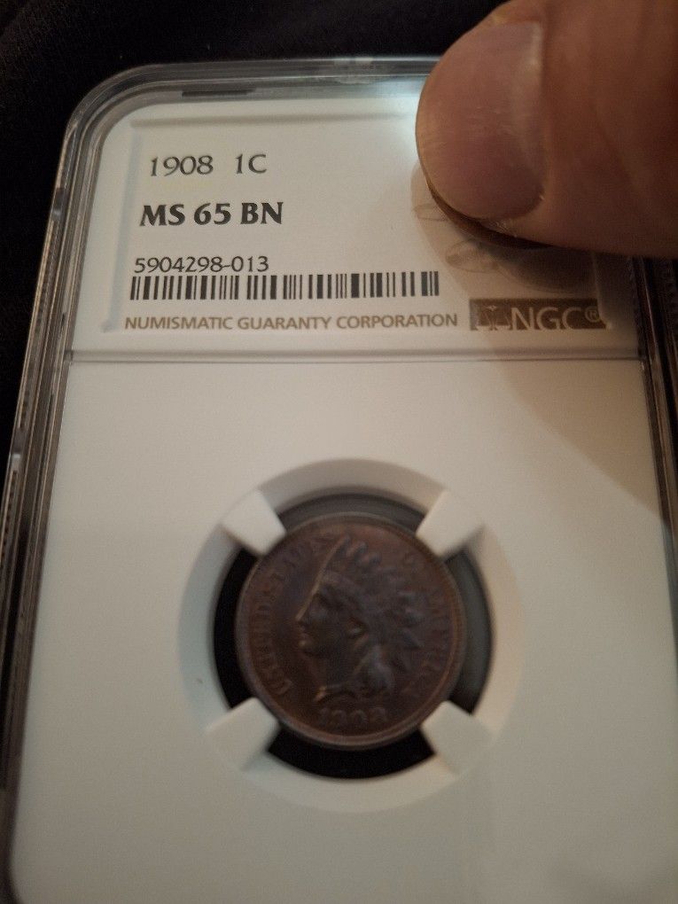 1908 Indian Head Cent *Toned*