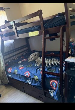 Bunk bed frame