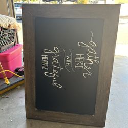 Large chalkboard