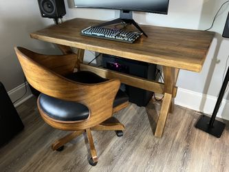 Stunning Solid Maple Office Desk 