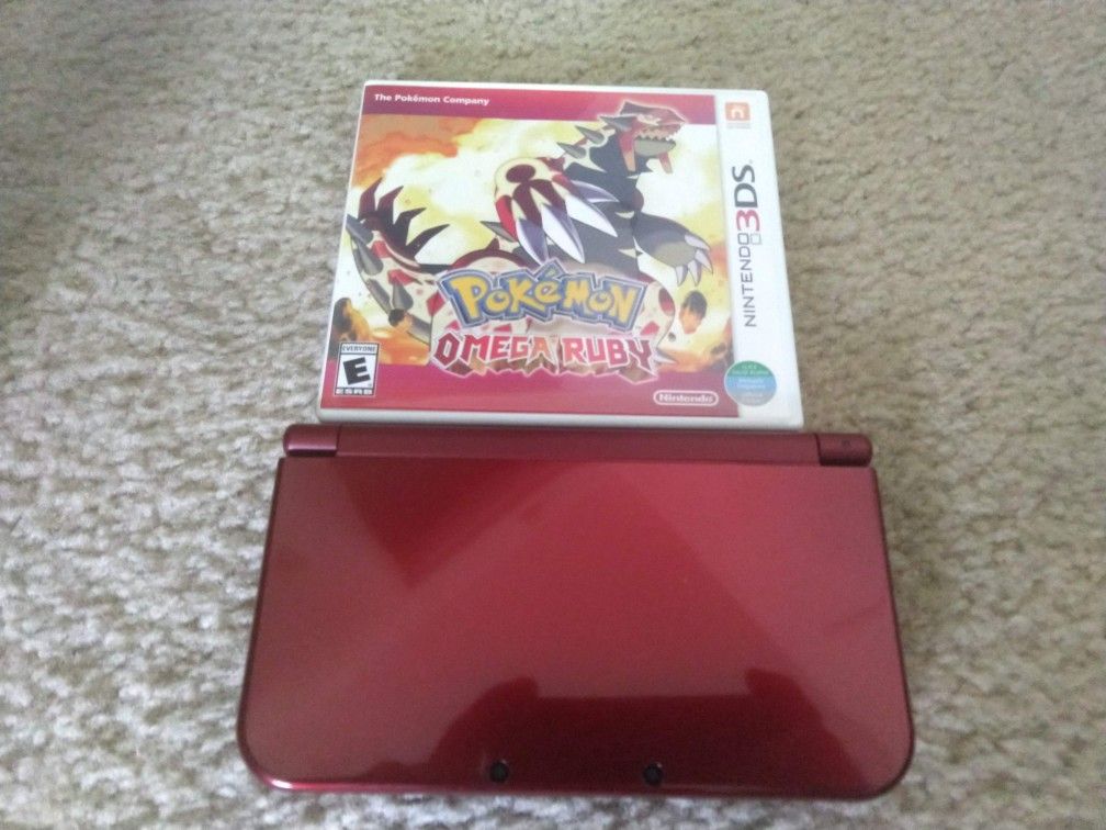 Nintendo 3DS XL + Pokemon Omega Ruby