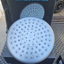 New Charcoal Grey SparkPod 9.5 Inch Large Rain Shower Head - Luxury Rainfall Shower Head - High Pressure Showerhead. Retails Around $50 On Amzn!