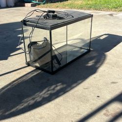 10 Gallon Fish Tank With Brand New Filter 