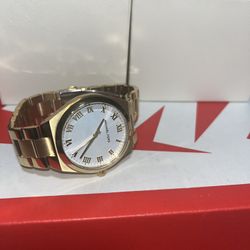 MICHAEL KORS MK7391 Lennox Women's Gold-Tone Watch BNWT Gift Box $200