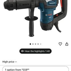 Bosch hammer drill sds max
